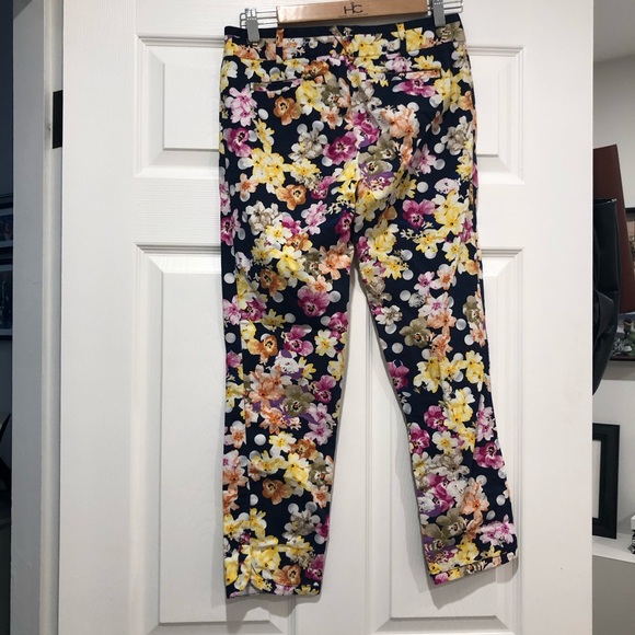 Anthropologie floral pants - Picture 4 of 5